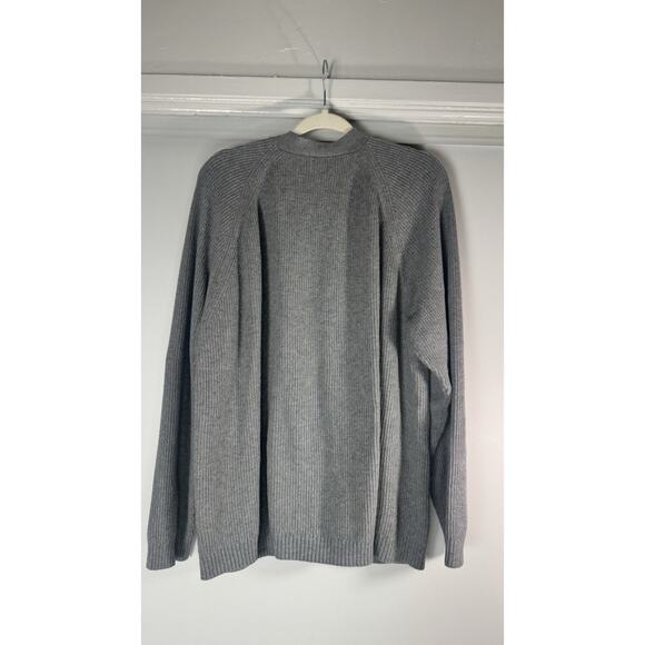 J.CREW Women’s Grey Cardigan Sweater 3X Cotton Knit Long sleeve Button front - Picture 8 of 9